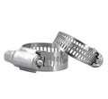 Pipe Clamp 3/4 Hose Clamps 304 Stainless Steel Polished Gas Hose Clamp American Type Worm Drive Inch