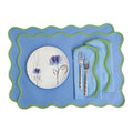 Scallop Placemat Scallop Seam Edge Cloth Dinner 100%  Linen Napkins Party  Classic Handmade Napkin