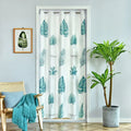 Modern Design Small Fresh Pastoral Style Printed Door Curtain Bedroom Decoration Blackout Insulation Door Curtain
