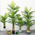 New Design Wholesale Faux Plant Artificial Palm Tree Potted for Home Office Mall Store Decoration