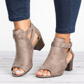 2026 New Design Plus Size Chunky Heel Comfortable Best Quality Heeled Sandals
