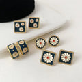 2022 Trend Luxury Little Daisy Stud Earrings Korean Fashion Classic Wholesale Jewellery for Women for Weddings Parties Gifts