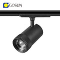 LED Track Light Zoomable Cob Anti-glare Led Spotlight 30w 2700-5700k Single Color No Dimmable Modern Design for Decoration