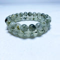 Precious Real Lucky Healing Natural 8mm Prehnite Crystal Stretch Stone Bead Bracelets for Women and Men