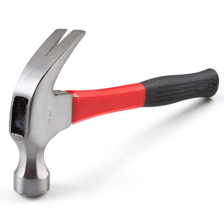 YUHANG 16 Oz. DIY Grade Jacketed Fiberglass Nail Claw Hammer Customized OEM Support