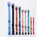 Solid Pattern Polyester Ribbon Collar for Pet Dogs Cats for Greyhound Cuban Hunting Tactical Other Breeds Collares Para Mascotas