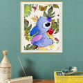 LS Wholesale Diamond Painting Kit Cartoon Lilo Stitch Canvas Painting Drill Diamonds Child Room Home Decor