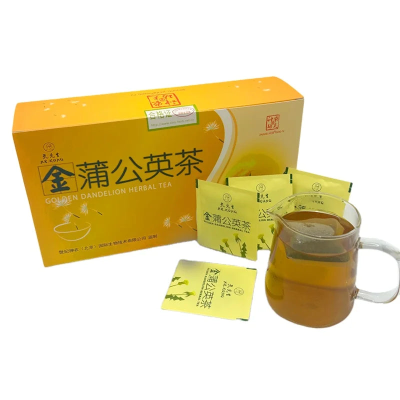 SN ISO9001 Certified Golden Dandelion Root Herbal Detox Tea Natural Dandelion Teabag Boxed Bagged Tea Health Tea