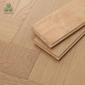 MUMU Artistic Parquet Chevron Herring Bone Wooden Three Layer Engineered Wood Flooring Parquet