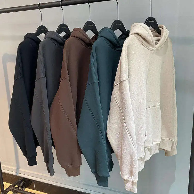 Wholesale High Quality Luxury Box Custom logo 420G 500G Cotton Heavyweight Fleece Blank Oversized Unisex Plus Size Men'S Hoodies MegaBDM