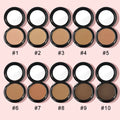New Arrivals Available in 14 Colors Setting Face Powder Pressed Compact Powder Private Label Foundation Custom Logo