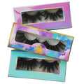 Wholesale Custom logo Private Label Printed Paper Lash Packing False Eyelash Packaging Box with Trays