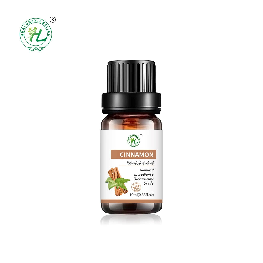 HL- Essential Oil Factory 10ML Sri Lanka Cinnamon Leaf Oil for Body Massage & Aromatherapy Diffuser | Therapeutic Grade