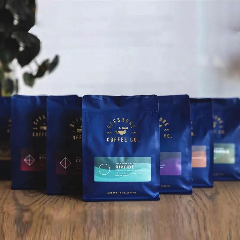 12oz 16oz 5lb Vacuum Side Gusset Coffee Packaging Bag Aluminium Foil Laminated Plastic Bags for Coffee Beans