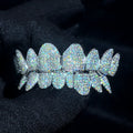 Messi Jewelry VVS Custom Hip Hop Men 925 Sterling Silver Iced Out Diamond Moissanite Grillz