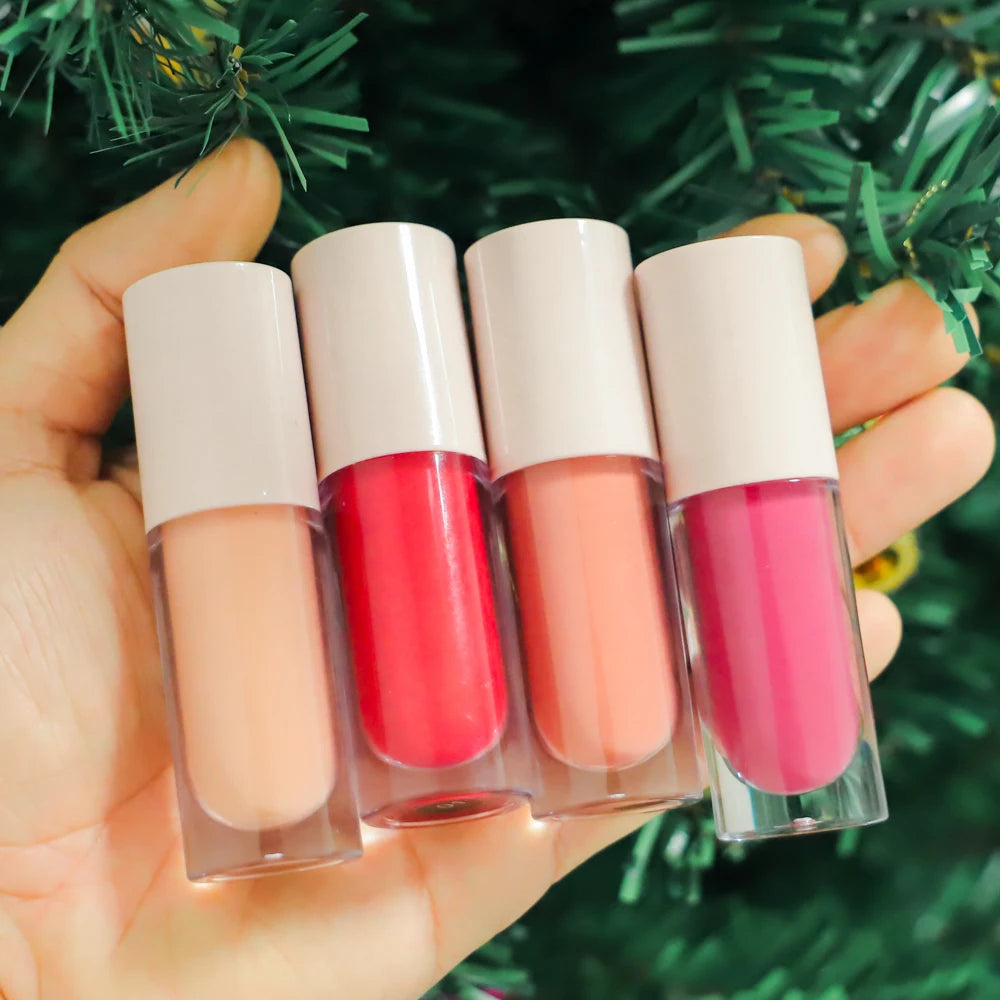 Wholesale Private Label Vegan Liquid Lipstick Mineral Ingredients Brown Nude Waterproof Long-Lasting Matte Liquid Lipstick