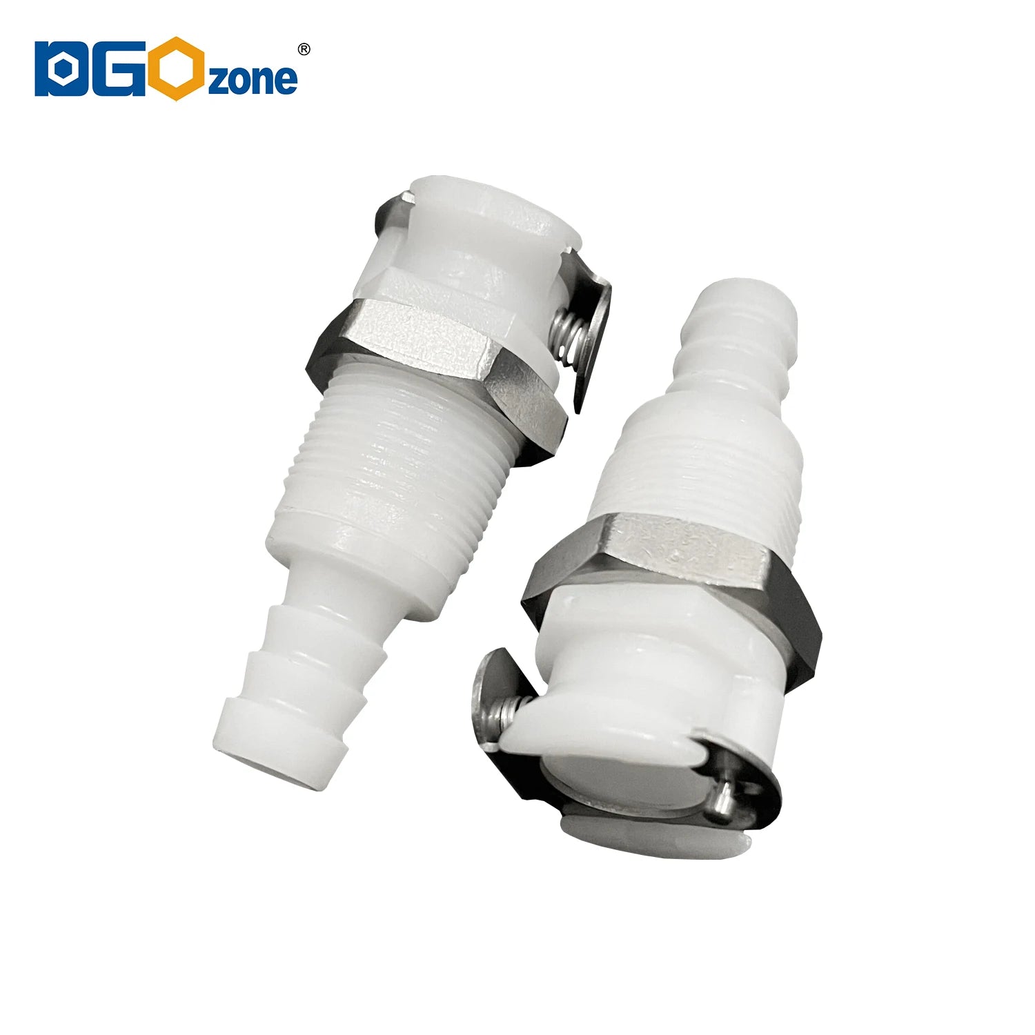 [FLC0308PI] 3/8 Inch Valved Female Quick Disconnect / Push Fit Fitting Auto Shut-off Pipe Fittings