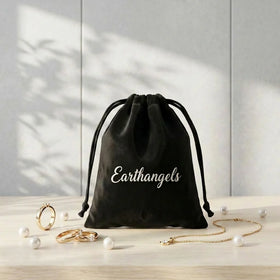 Custom Logo Recyclable Velvet Pouch Small Jewelry Container Promotional Packaging for Black Velvet Pouch Bag
