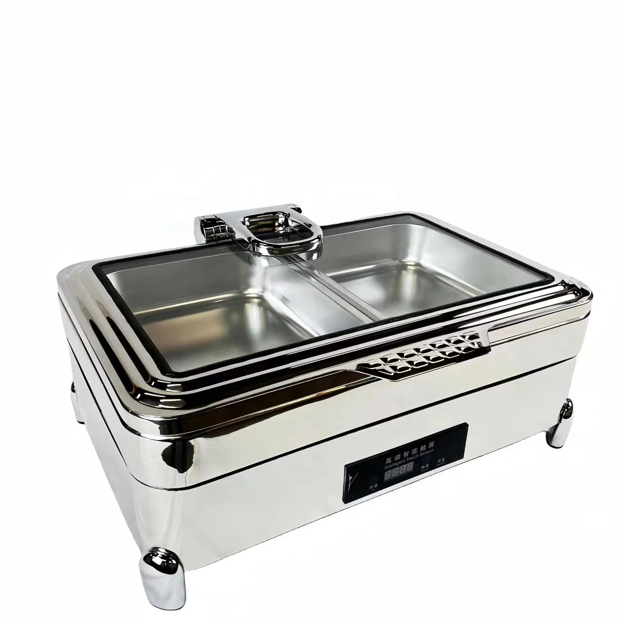 YITIAN Food-Grade Stainless Steel Self-Insulation Heating Stove Unique CNC Design for Senior Occasions Hotel & Restaurant Supply
