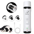 Wholesale USB Automatic Pet Nail Grinder LED Light Animal Nail Polisher Portable Cat Dog Nail Trimmer Style Cartoon Power Charge
