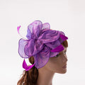 Festival Party Fascinator Hat Mesh Flower Feathers Headband Clip Party Headwear for Girls and Women Floral Millinery Fascinators