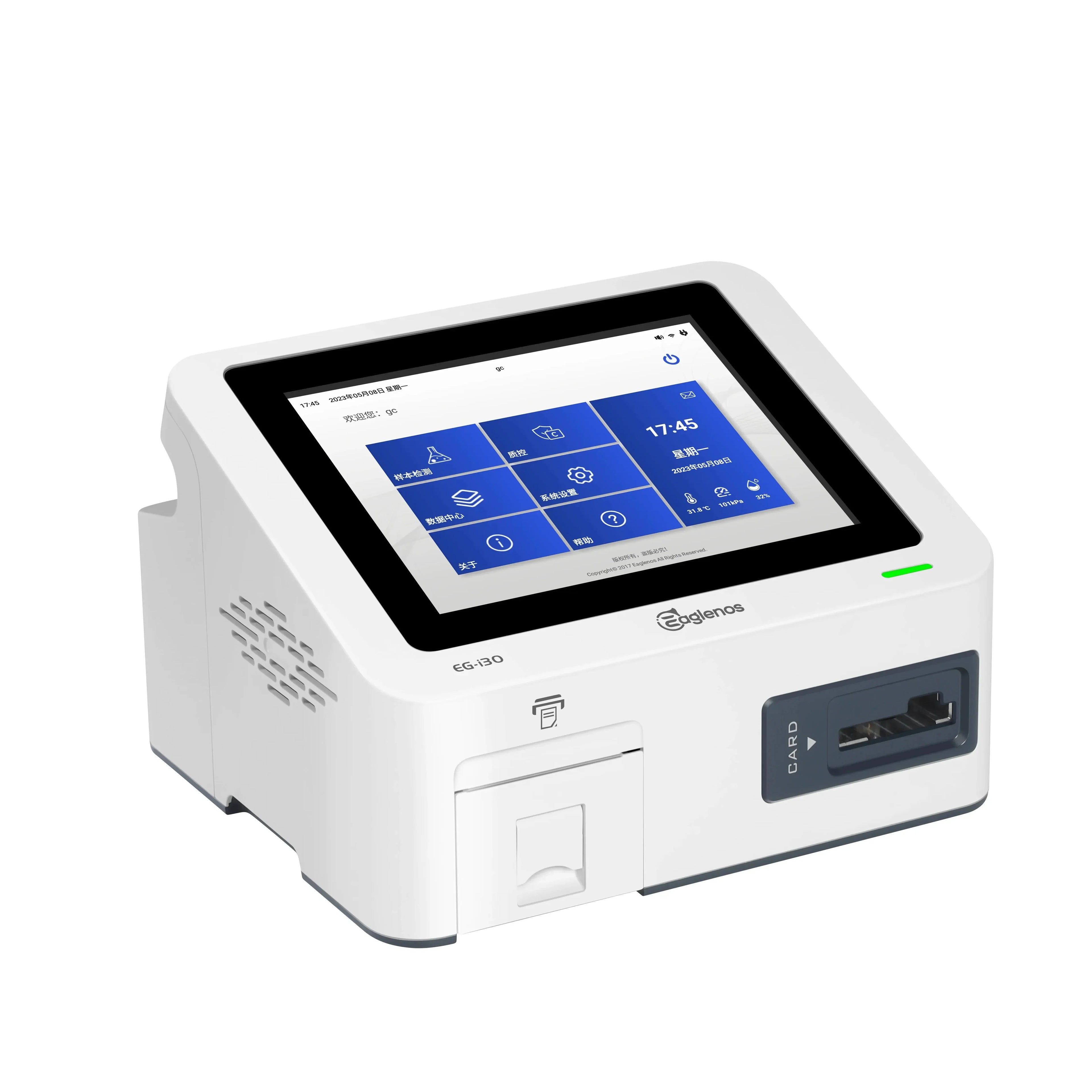 Dry Type Blood Gas Analyzer Automated Blood Gas Dry Chemistry Analyzer Machine Portable