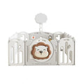 EN71 Certified Modern Foldable Plastic Safety Playpen for Kids School & Park Use White Color