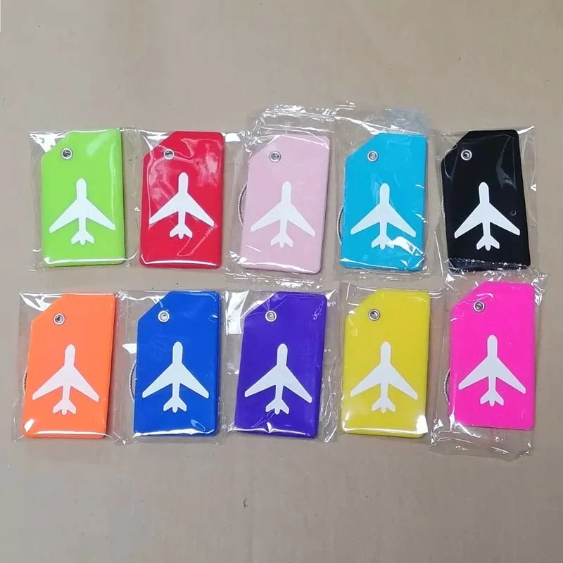 Factory Spot Luggage Tags for Suitcases Custom Silicone Luggage Tags With Name ID Card