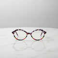 Ready Stock Newest Acetate Optical Frame Retro Oval Shape Acetate Glasses Unisex Acetate Eyewear in Fashion