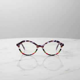 Ready Stock Newest Acetate Optical Frame Retro Oval Shape Acetate Glasses Unisex Acetate Eyewear in Fashion