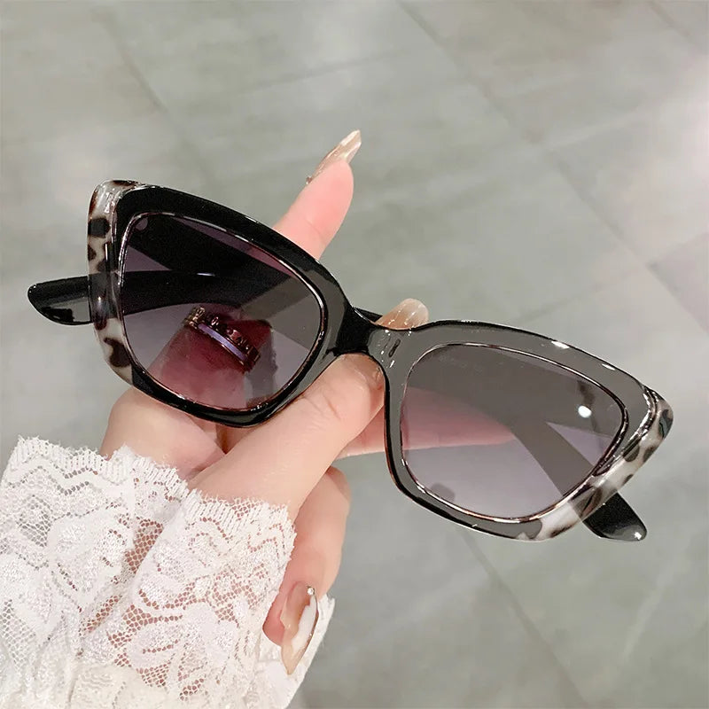 High Quality Custom Colorful Cat Eye Frame Ladies Luxury Sunglasses Woman Vintage Sun Glasses