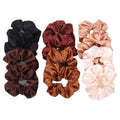 FanYue Factory Price Cheap Wholesale Satin Hair Scrunchies Scrunchie Hair Ties for Women