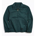 Custom Heavy Work Jacket for Men with Turn Down Collar Hand Pockets Metal Zip Front-for Spring