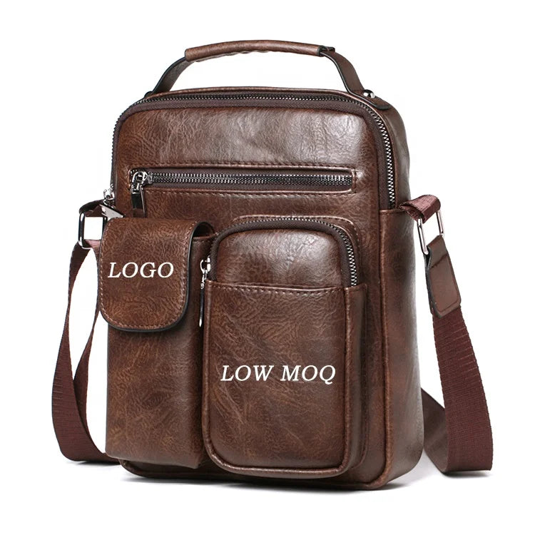 2025 High Quality Side Bag New Trending PU Mens Leather Messenger Bags Handbags Fashion Top Polybag Vintage Bag Fashion Wallets