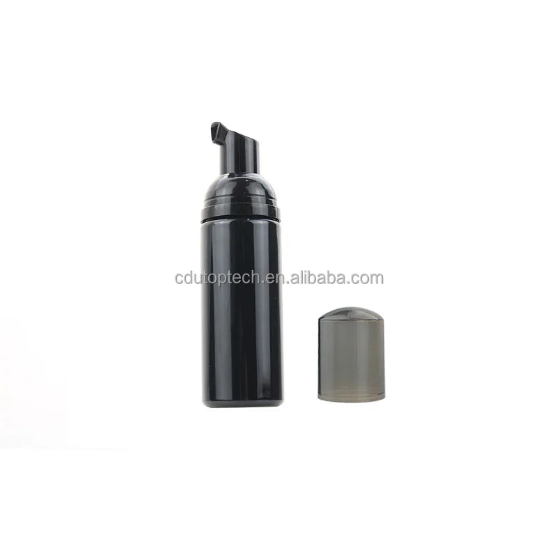 50ml 60ml PET Black White Hand Soap Foaming Bottle 2oz HDPE Foaming Dispenser Travel Size Refillable Bottles