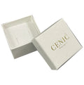 Customized White Paper Ring Box 58*58*33mm