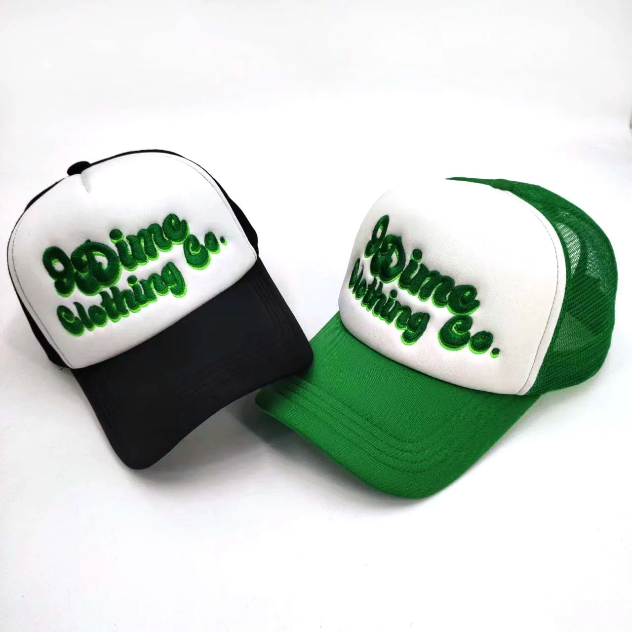 Factory Price 3D Embroidered Trucker Caps 5 Panel Customized Your Own Text Logo Mesh Foam Trucker Hat