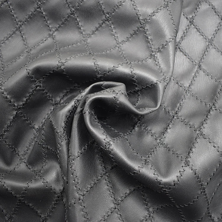 Quilting Fabrics Embroidery Jacquard Wholesale Fabric PU Leather for Shoe Bag