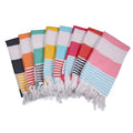 Beautyshow Custom Size Welcomed Cotton Flat Woven Terry Back Turkish Style Rectangle QUICK-DRY Beach Towel