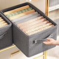 Basic Drawer Storage Box Organizer Collapsible Mini Containers for Desktop Office Closet Storage Bins Basket Storage Cube Bin