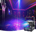 New Mini LED Laser Moon Lamp Dj Sound Control Interact Lighting LED Night Light Projector Smart Lights for Kids Room Night Club