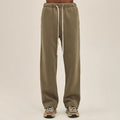 Premium Heavyweight 320Gsm Cotton Track Stacked Sweat Pants French Terry Joggers Flared Baggy Straight Men's Wide Leg Sweatpants