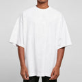 260Gsms Drop-Shoulder Custom Logo Heavyweight Tshirt Basic Tshirt White Cotton Tshirt
