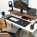 2022 New Arrivals Customizable Durable Comfortable Felt and Cork Desk Mat Office Desk Accessories Wool Felt Desk Pad