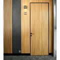 Modern Minimalist Frameless Wood Door Concealed Invisible Design for Interior Home Use for Livingroom  Bedroom Secret