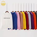 Custom Logo Print 100% Cotton Blank Luxury Hoodies Unisex Fleece Embroidery for Heavyweight Plain Men's Oversized Hooded