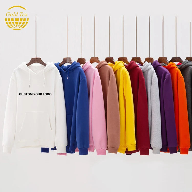 Custom Logo Print 100% Cotton Blank Luxury Hoodies Unisex Fleece Embroidery for Heavyweight Plain Men's Oversized Hooded