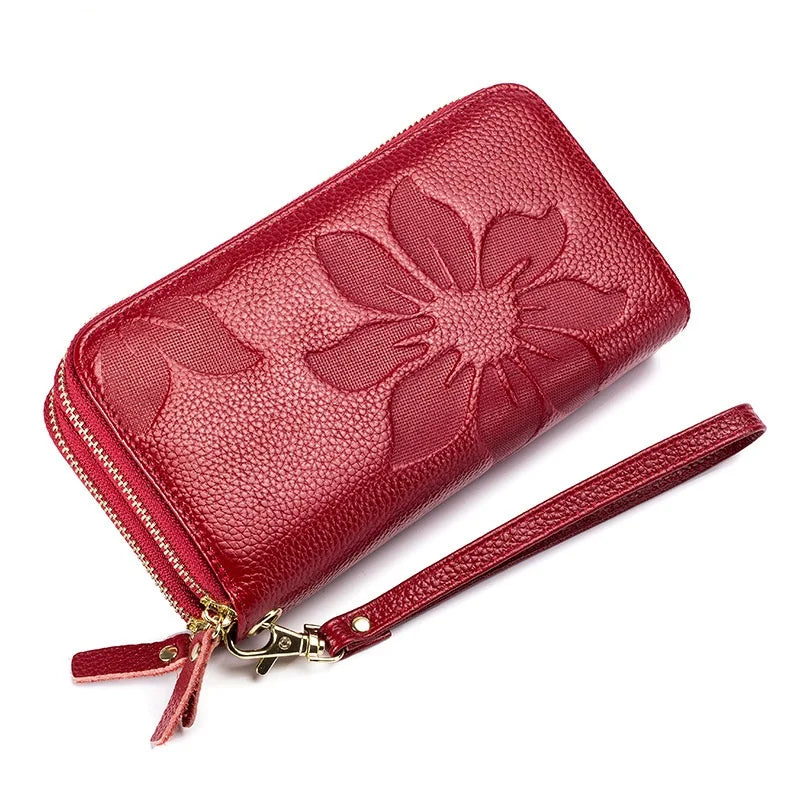 2026 Hot Sale Genuine Women Leather Wallet for Lady Clutch Purse