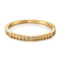 Best Gifts for Mother's Day Fashion Gold Plated Love & Friendship Cuff Bracelet Bangle with Crystal for Friends and Family