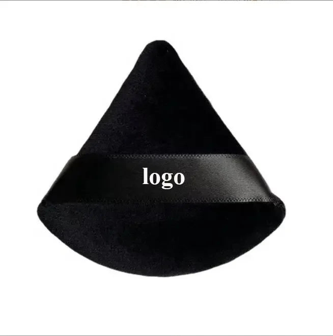 Hot Selling Makeup Sponge Portable Cosmetic Powder Puff Soft Cotton Custom Logo Triangle Powder Puff